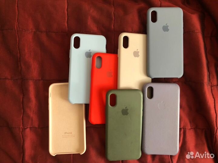 Силиконовые чехлы на Айфон XR с логотипом оригинал