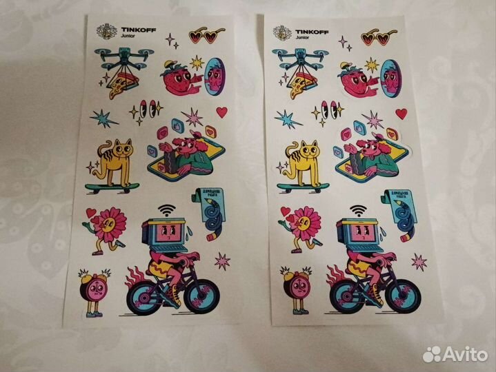 Стикеры Тинькофф Джуниор