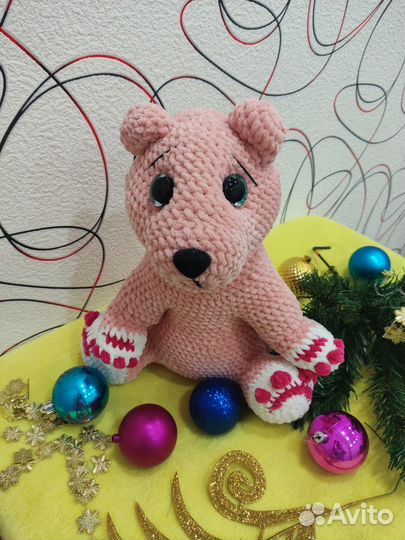 Игрушки ручной работы из плюшевой пряжи