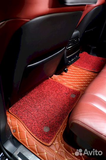 3Д коврики из экокожи Lexus