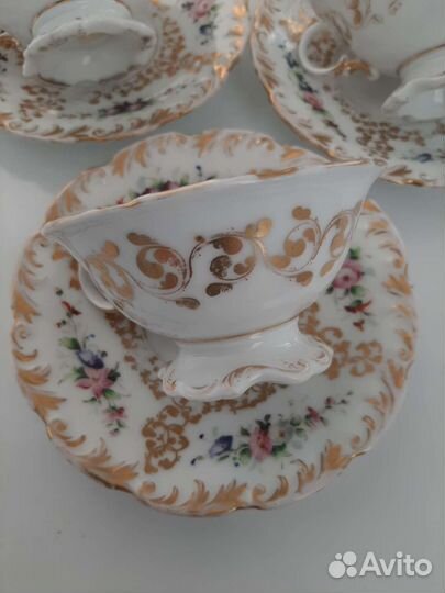 Антикварная чайная пара