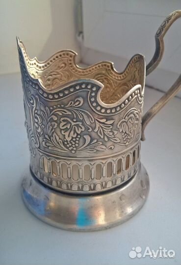 Подстаканник мельхиор 