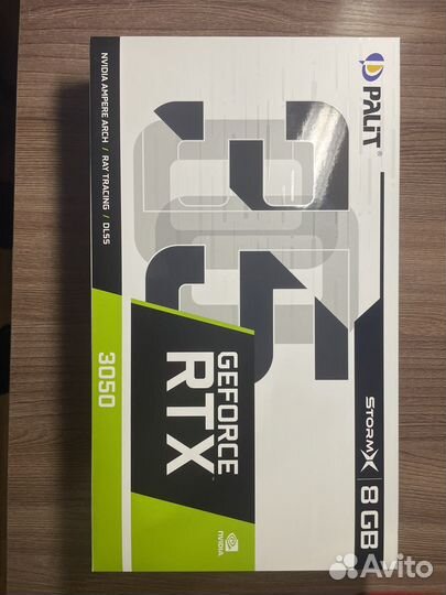 Новая RTX 3050 palit StormX oс 8Gb + гарантия