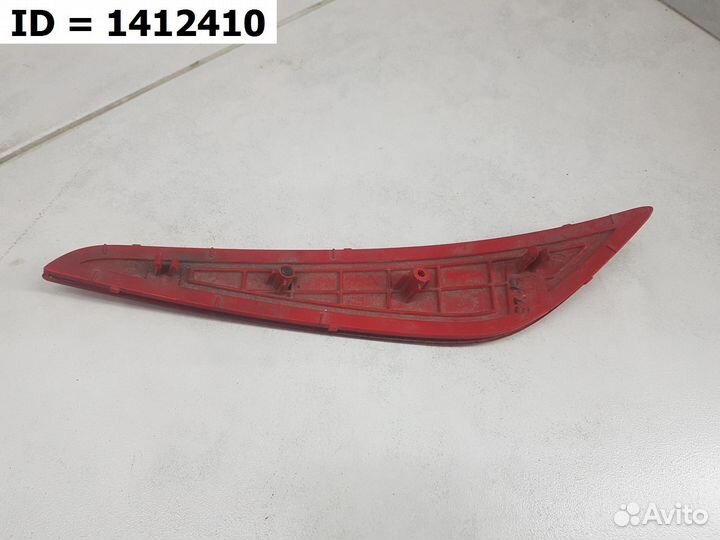 Светоотражатель катафот заднего бампера правый Hyu