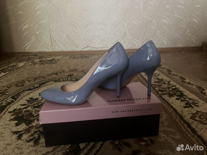 Туфли кожаные лакированные