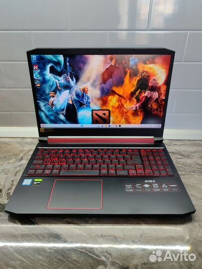 Игровой Acer Nitro core i7-9750H-12Ядер/Nvidia1650