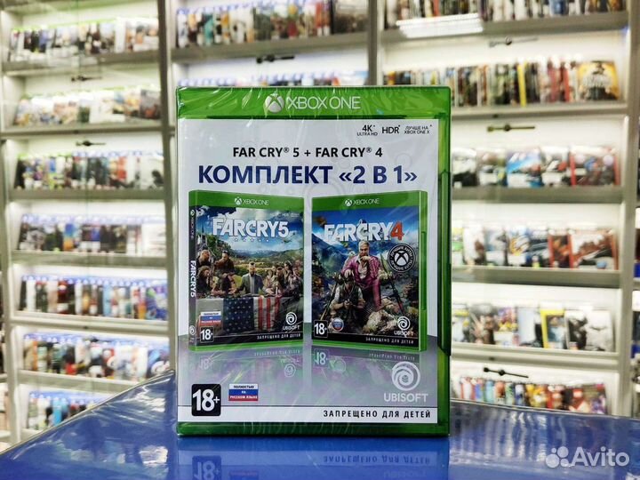 Диск Xbox ONE Far Cry 4 + Far Cry 5