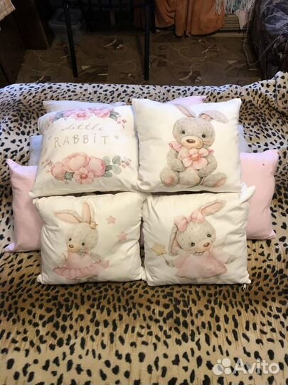 Подушки - бортики для детской кроватки