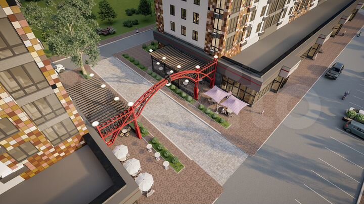 1-к. квартира, 46,3 м², 12/17 эт.