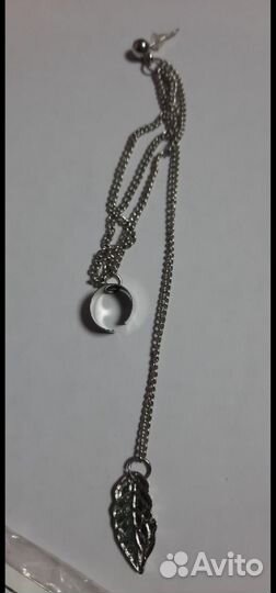 Серьга -цепочка