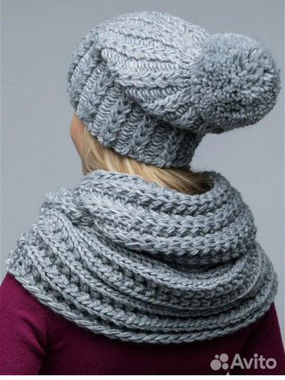 Зимняя шапка и снуд