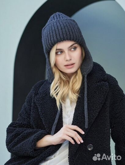 Шапка ушанка женская