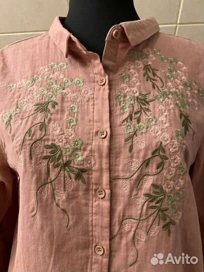 Новая хлопковая рубашка/блуза 46-48/50