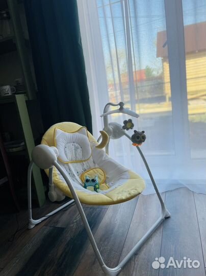 Детские электронные качели для новорожденных