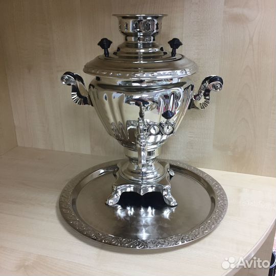 Самовар электрический 2л./поднос