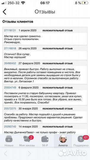 Вызов сантехника