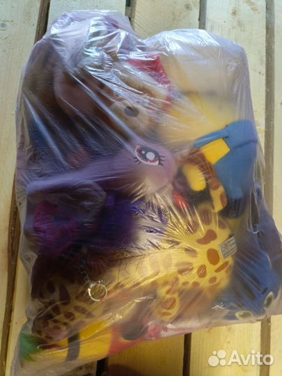 Детские игрушки мягкие пакетом