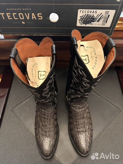 Ковбойские сопоги мужские из кракодила