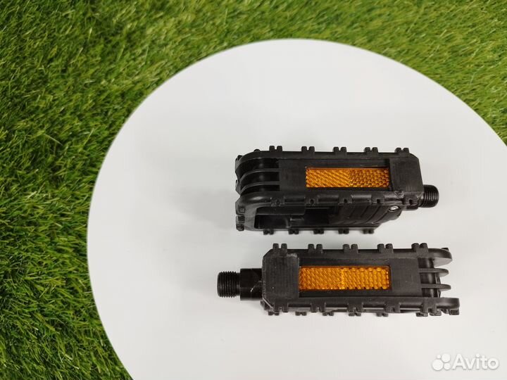 Педали, складные, нейлон/бористая сталь, комплект