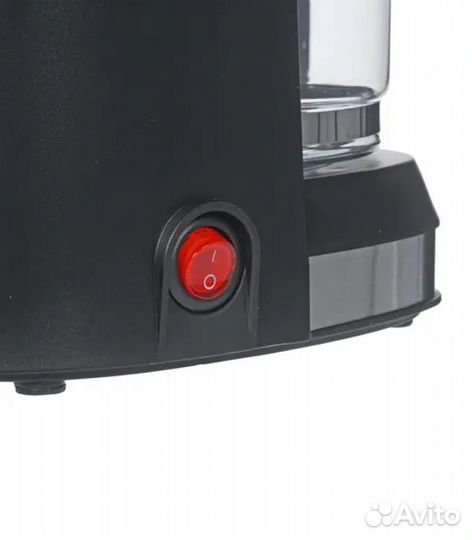 Кофеварка Polaris PCM 0613A, серебристый, черный