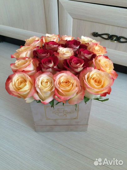 Цветы розы букет