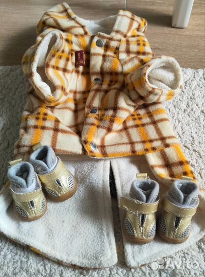 Курточка и обувь для собак мелких пород