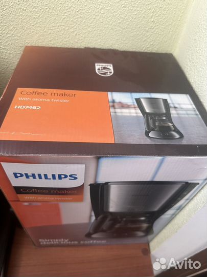 Кофеварка капельная philips hd7462