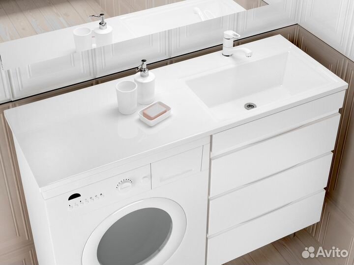 Раковина для ванной, 100/105/110/120/130R