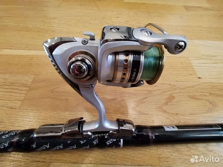 Удочка Mikado X-plode Bolognese 500, катушка Daiwa