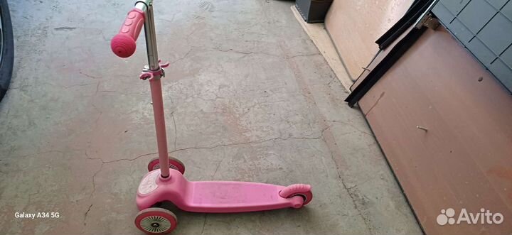 Самокат детский трехколесный бу