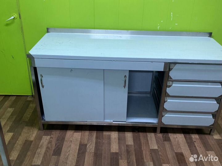 Стеллажи, полки для сушки, мойка, стол мойка