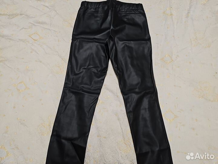 Брюки кожаные