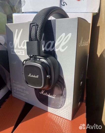 Беспроводные наушники marshall major iv black