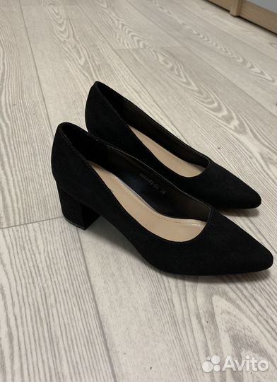 Туфли замшевые