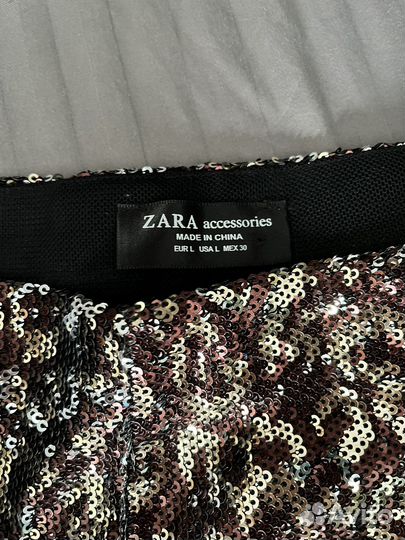 Лосины леггинсы из пайеток Zara зара M - L