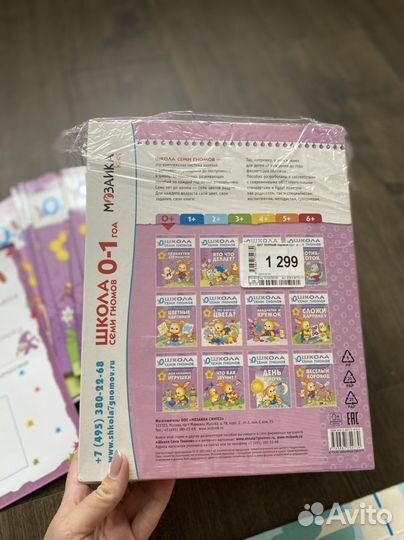 Развивающие книжки школа семи гномов от 0+