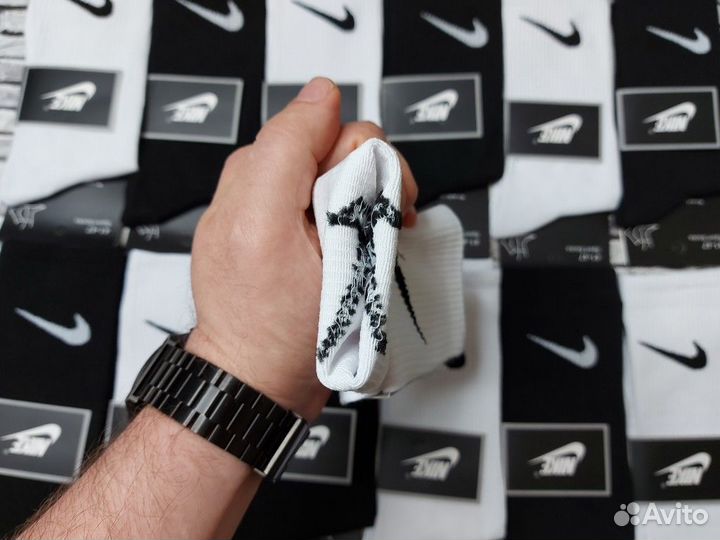 Носки высокие Nike хлопок