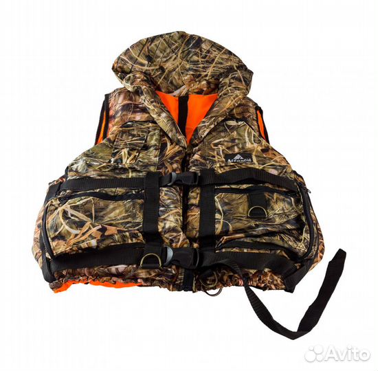 Жилет спасательный Пират+ до 100 кг, камыш Pirat+1