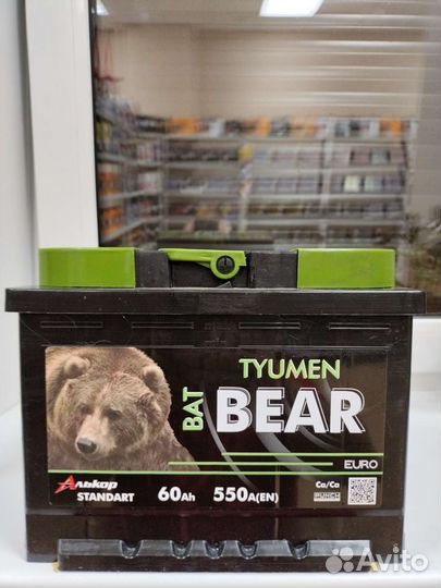 Аккумулятор tyumen bear 60