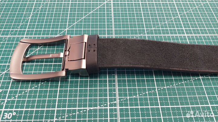 Мужской кожаный ремень ручной работы, 150см