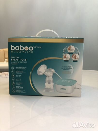 Молокоотсос электрический baboo Because we care