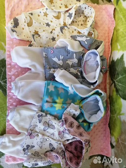 Костюм зайка для кукол 38-44см