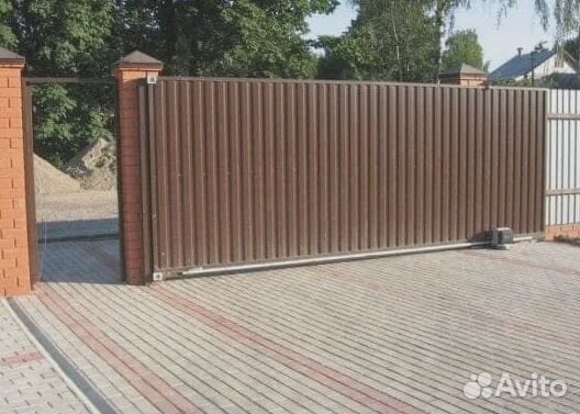 Ворота для дома 4*2 6м*2м