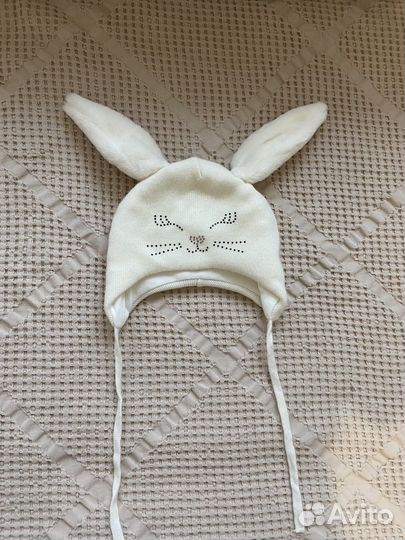 Шапка зайка 44