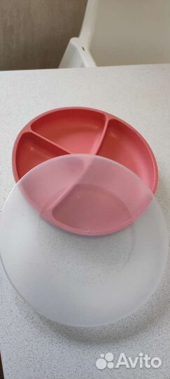 Тарелочки силиконовые на присосках детские