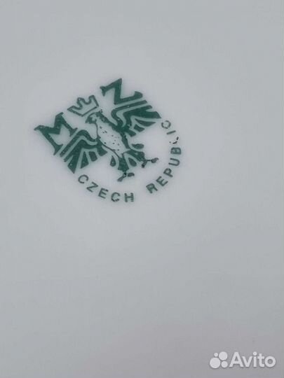 Тарелки MZ - Moritz Zdekauer фарфор, золочение