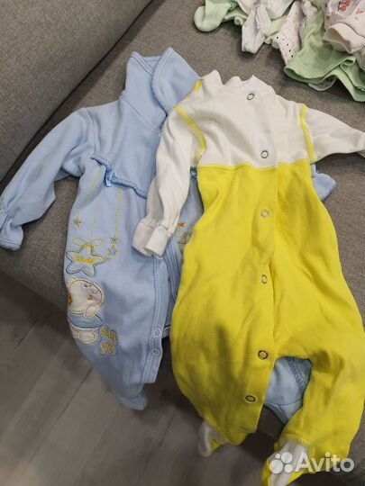 Вещи пакетом на девочку с рождения до 4 мес