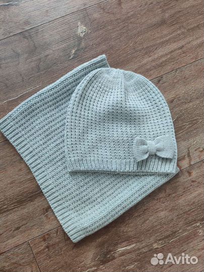 Шапка и снуд для девочки hm