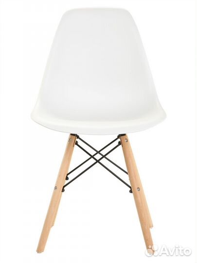 Стул в стиле eames DSW, молочный, 4 шт
