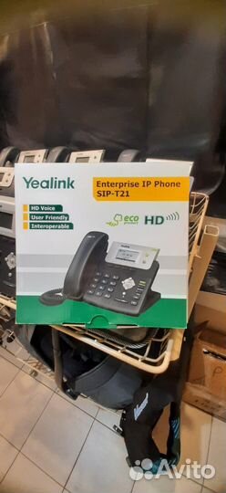 Телефон VoIP Yealink SIP-T21 E2 IP стационарный